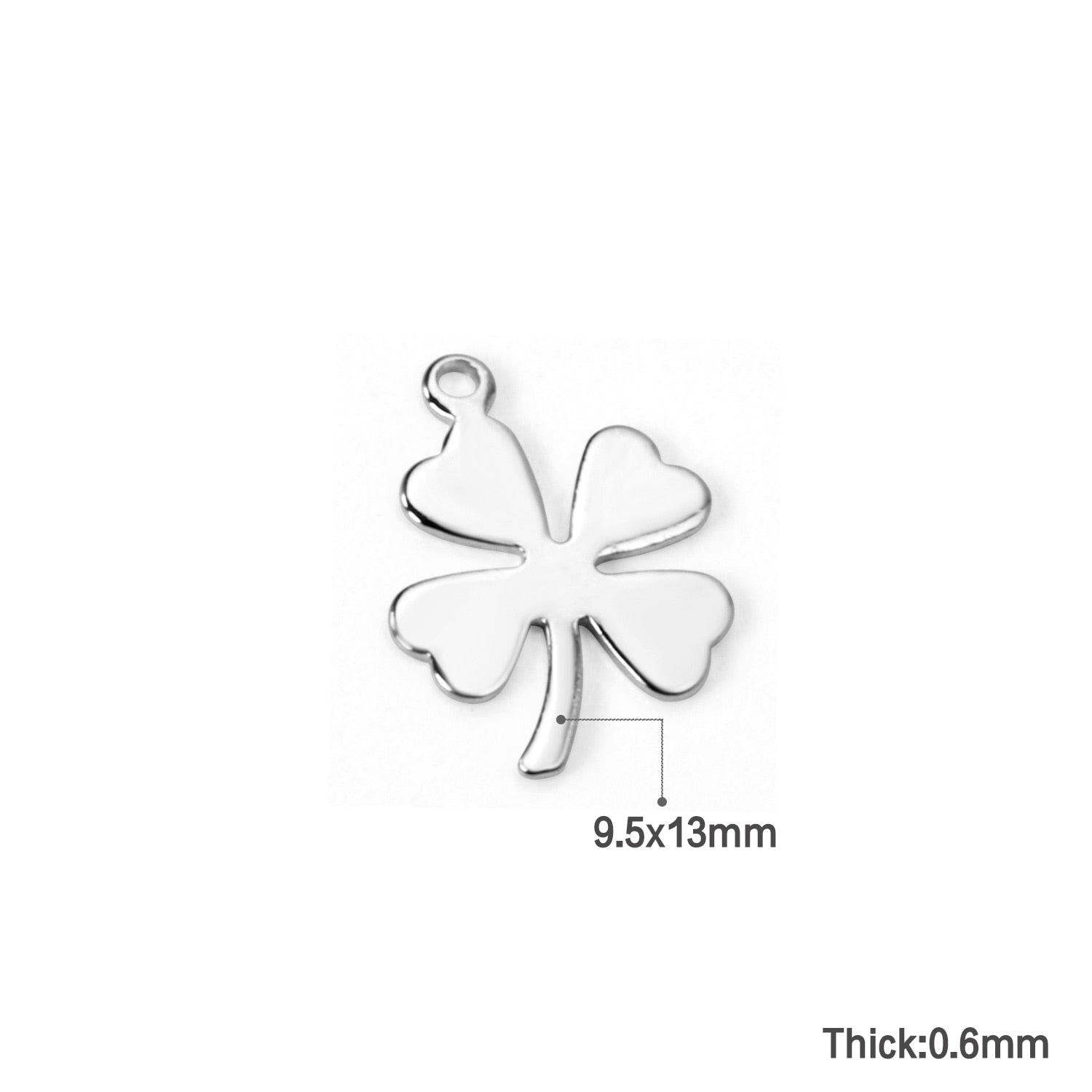 ASON 100Pcs/Lots Perforated Star Charm Moon Butterfly Heart  Flower Leaf Cross Pendant For DIY Necklace Bracelet Jewelry Making asonjewelry