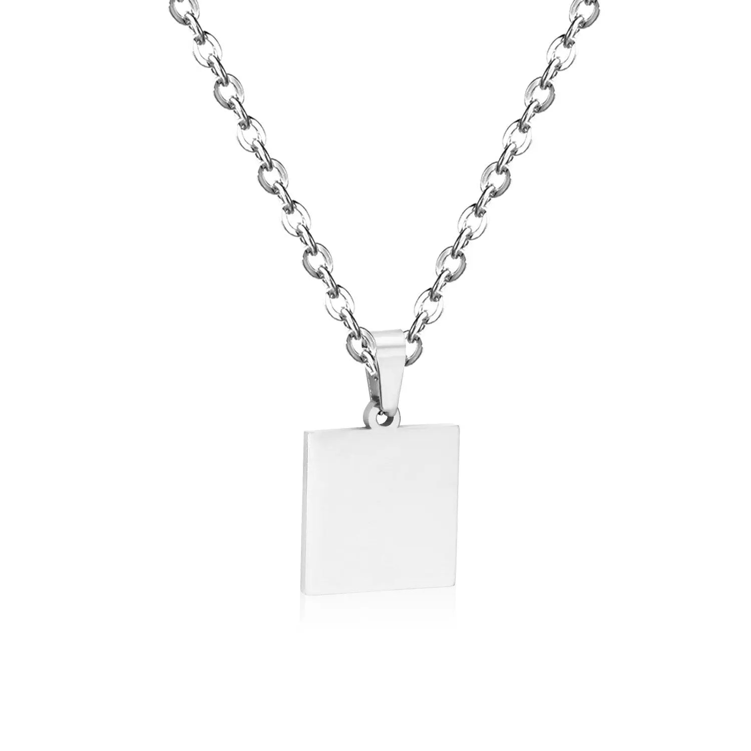 Gothic Fashion Gold Heart Pendant Necklace For Men Women Jewelry Stainless Steel Chain Necklaces Collares Collier asonjewelry