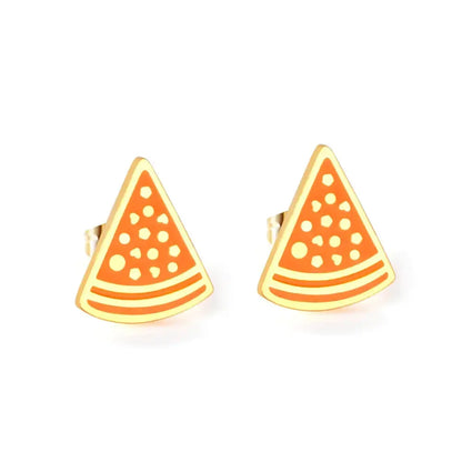 Vegetables Fruit Stud Christmas Earrings Set For Children Cute Stainless Steel Girls Earing Trendy Jewelry 2021 New asonjewelry