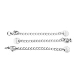 ASON 10 pcs/lot Extension étendue chaîne de queue en or en acier inoxydable fermoirs à homard connecteur bricolage fabrication de bijoux Bracelet colliers 