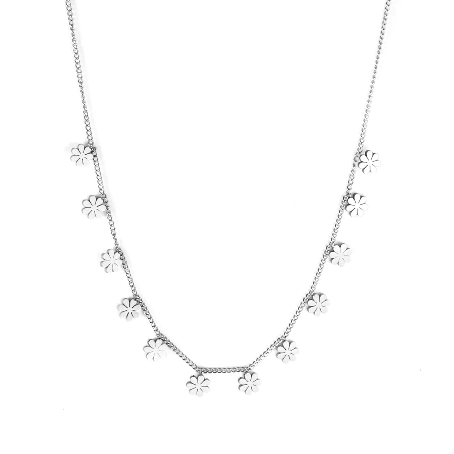 Bohemia Star Collier Elegant Stainless Steel Jewelry Flash Women's Chains Necklaces Office Lady Collars asonjewelry