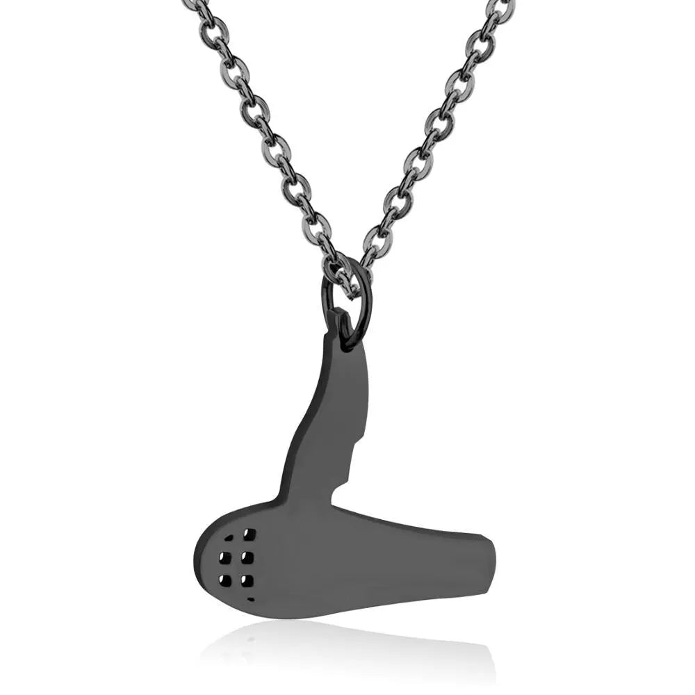 Stainless Steel Hip-hop Punk Collares Collier Pendant Gold/Silver Color Necklace For Men Woman Gothic Jewelry asonjewelry