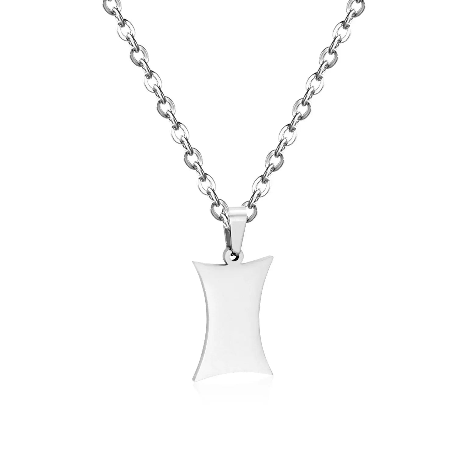 Gothic Fashion Gold Heart Pendant Necklace For Men Women Jewelry Stainless Steel Chain Necklaces Collares Collier asonjewelry