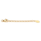 ASON 10pcs/lots Chain Connector With Lobster Clasp and Tag Extender Stainless Steel For Bracelet Necklace DIY Jewelry Accessory