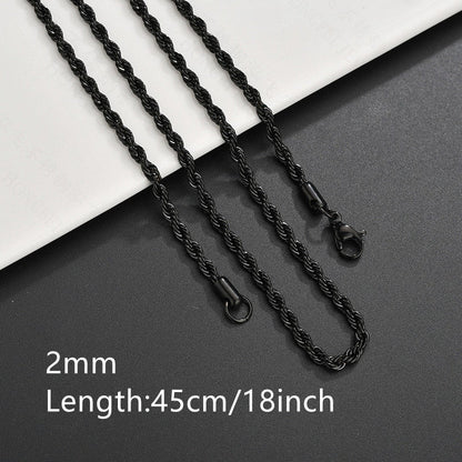 ASON Stainless Steel Twist Snake Fat Snake Blade Chain Necklace Gold Color For Women Men For DIY Fashion Jewelry Making Support asonjewelry