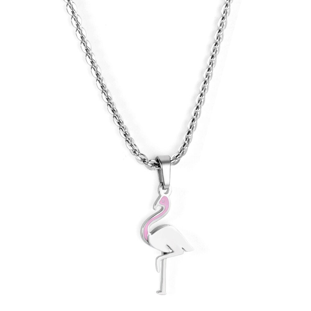 ASON Gold Color Bird Pendant Necklace Stainless Steel Non-Allergic Choker for Women Fashion Jewelry Party Gift Accessory asonjewelry