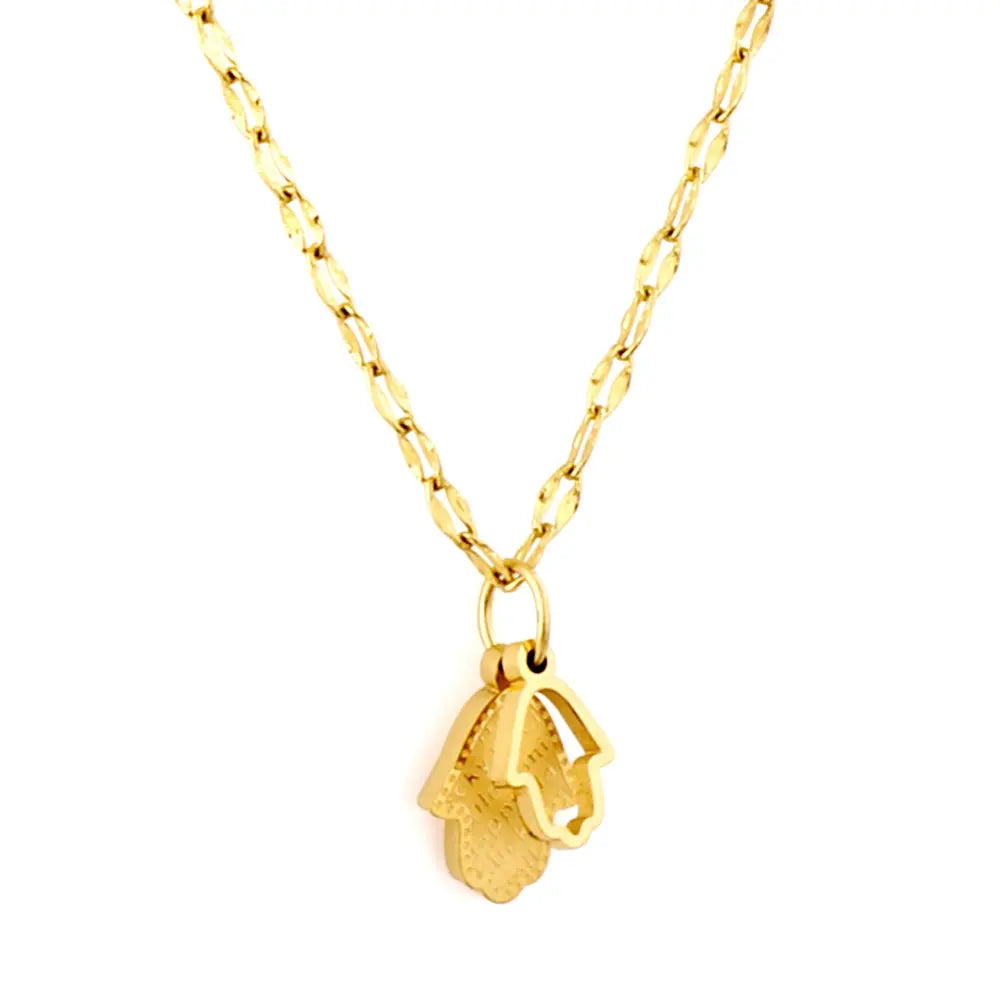 2 Large and Small Palm Accessories Necklace asonjewelry