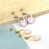 Stainless Steel Butterfly Stud Earrings