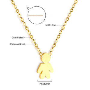 Stainless Steel Boy's Accessory Necklace