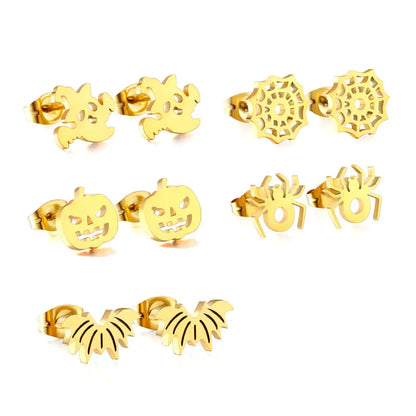 Halloween Series - Cut Glossy Mixed Stud Earrings asonjewelry