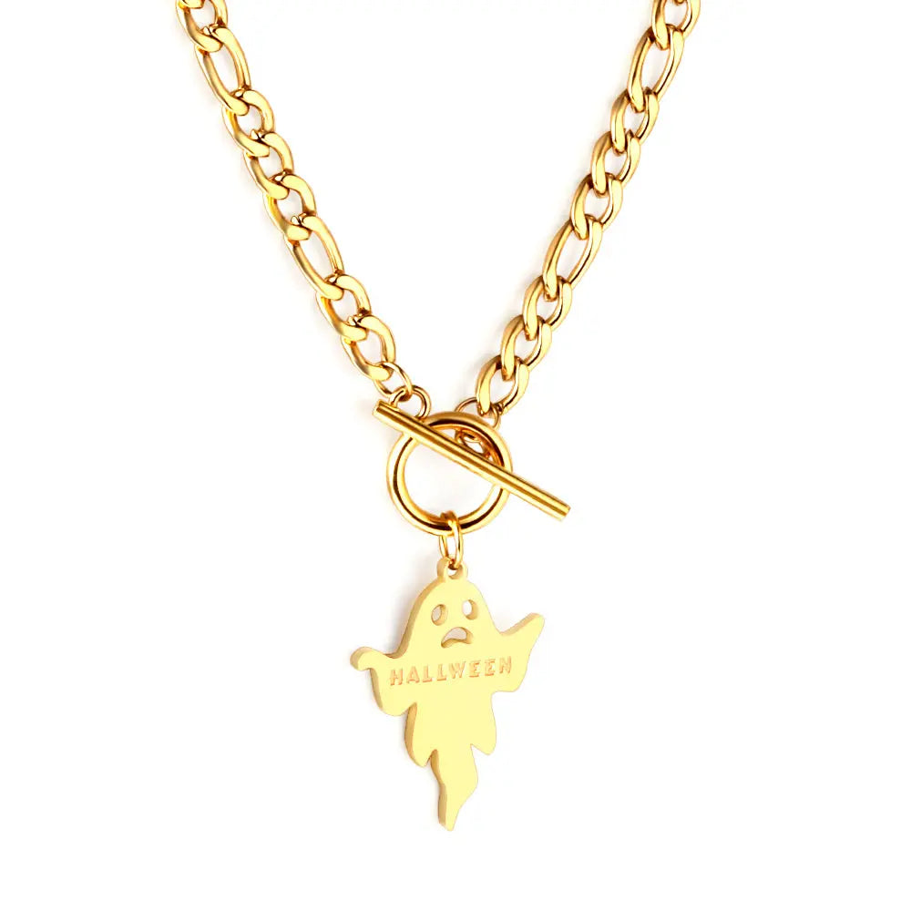 2022 New Halloween Ghost Accessory Necklace asonjewelry
