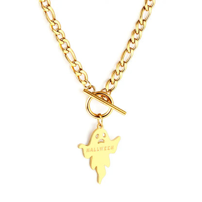 2022 New Halloween Ghost Accessory Necklace asonjewelry
