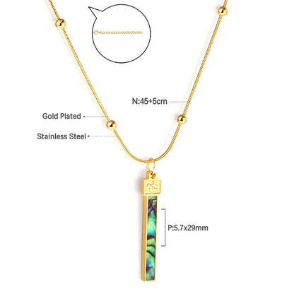 Halloween New Long Colorful Shell Accessory Necklace asonjewelry