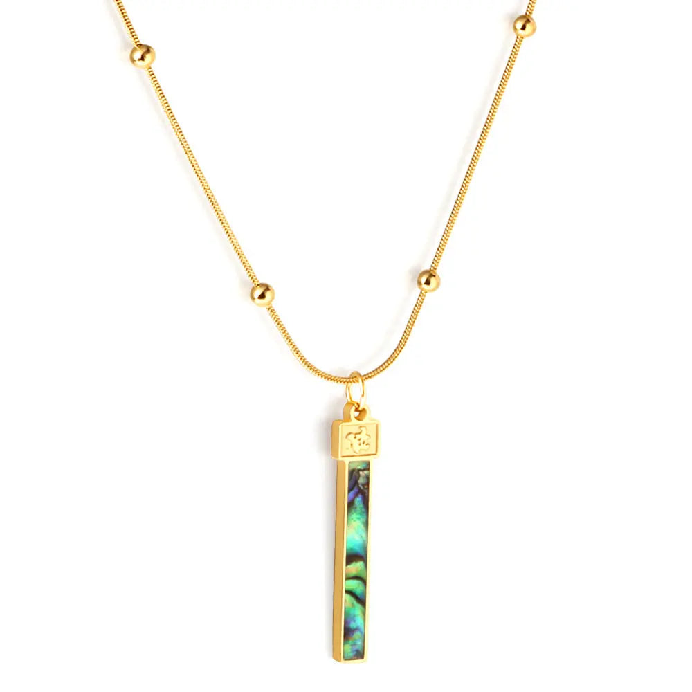 Halloween New Long Colorful Shell Accessory Necklace asonjewelry