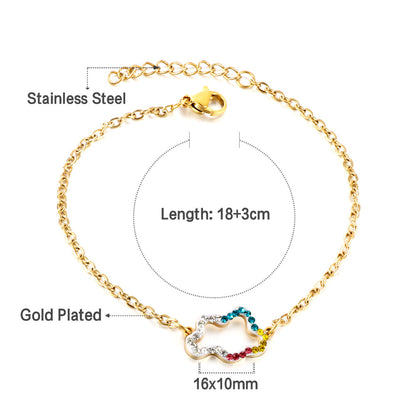 New Fashion Mixed Color Cloud Accessories Bracelet asonjewelry