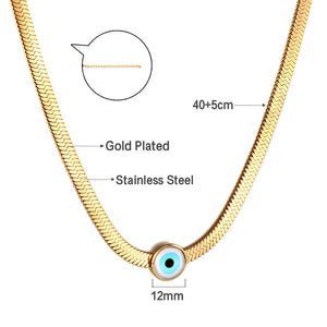 Collier accessoire en pierre œil de chat bleu clair, nouvelle mode