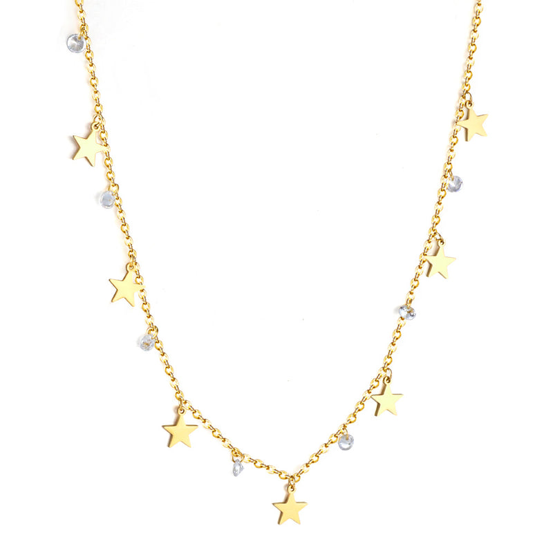 7 Stars Accessories 7 Diamonds Necklace