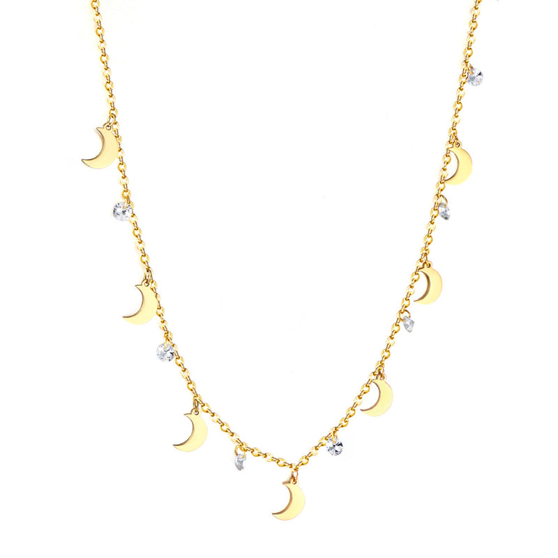 7 Moons Accessories 7 Diamonds Necklace