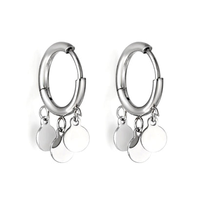 2023 Circle with 3 Rounds Accessories Earrings For Women asonjewelry