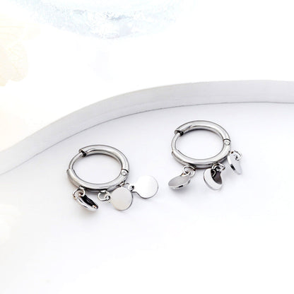 2023 Circle with 3 Rounds Accessories Earrings For Women asonjewelry