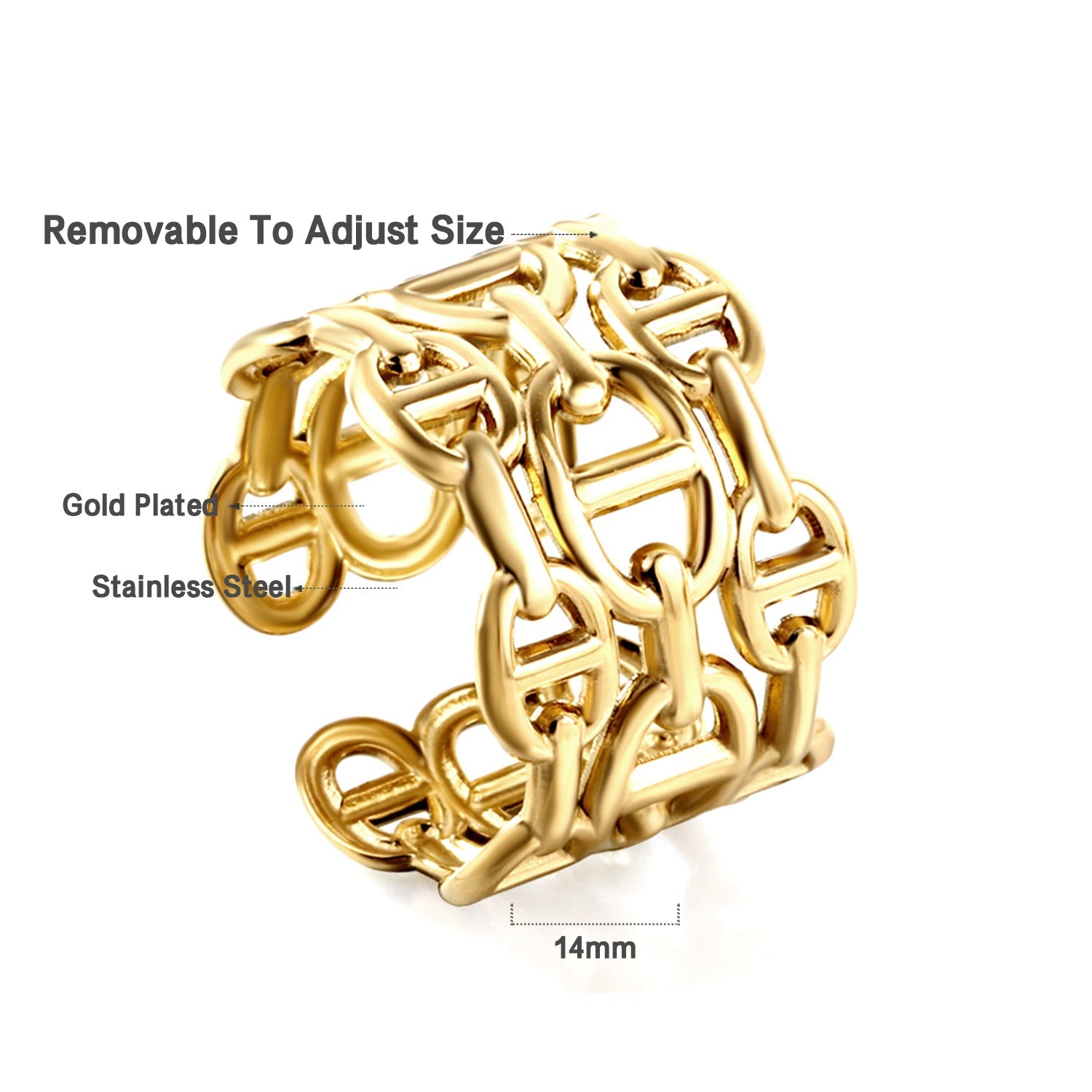2023 New Fashion Multilayered Ring For Women asonjewelry