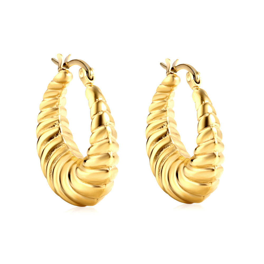 The latest popular fashion twist earrings asonjewelry
