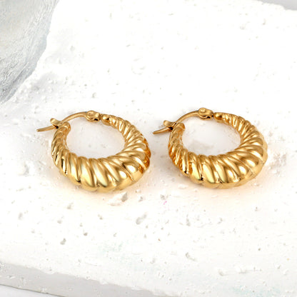 The latest popular fashion twist earrings asonjewelry