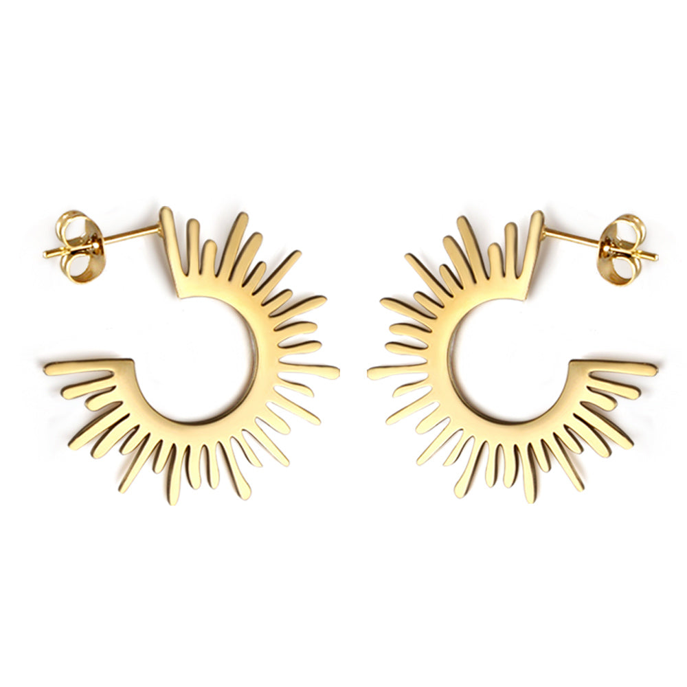 The latest models of gold Earrings fall sense C Earrings asonjewelry
