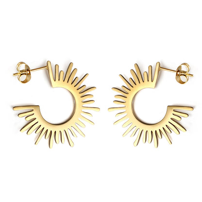 The latest models of gold Earrings fall sense C Earrings asonjewelry