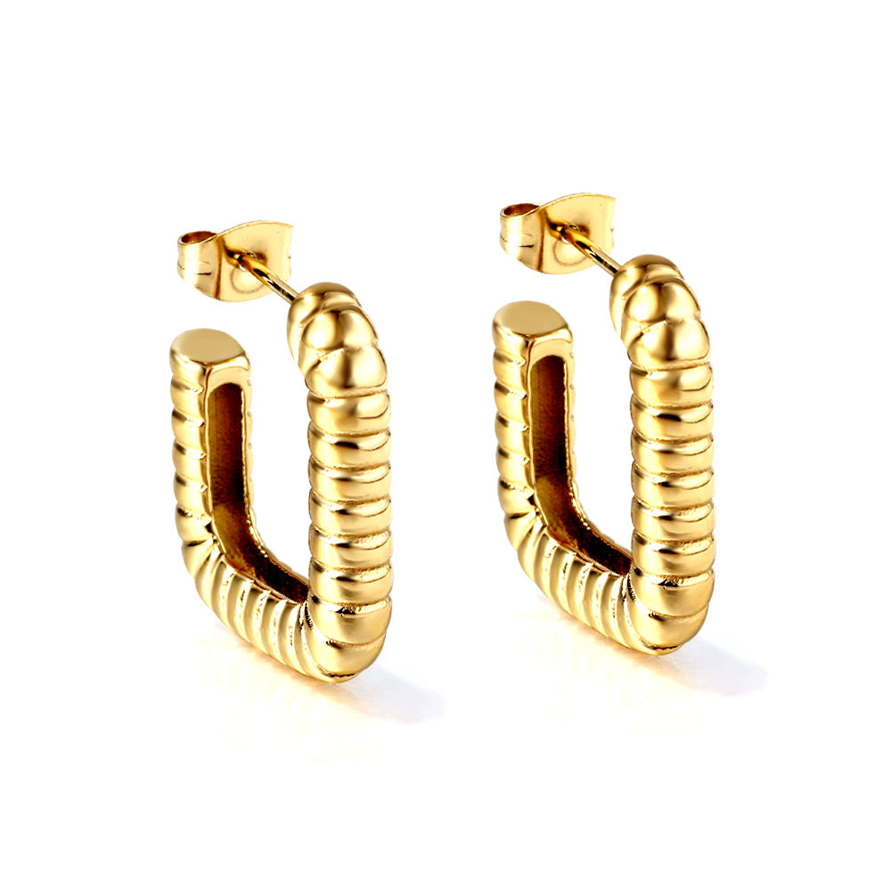 The latest models of gold Earrings fall sense C Earrings asonjewelry