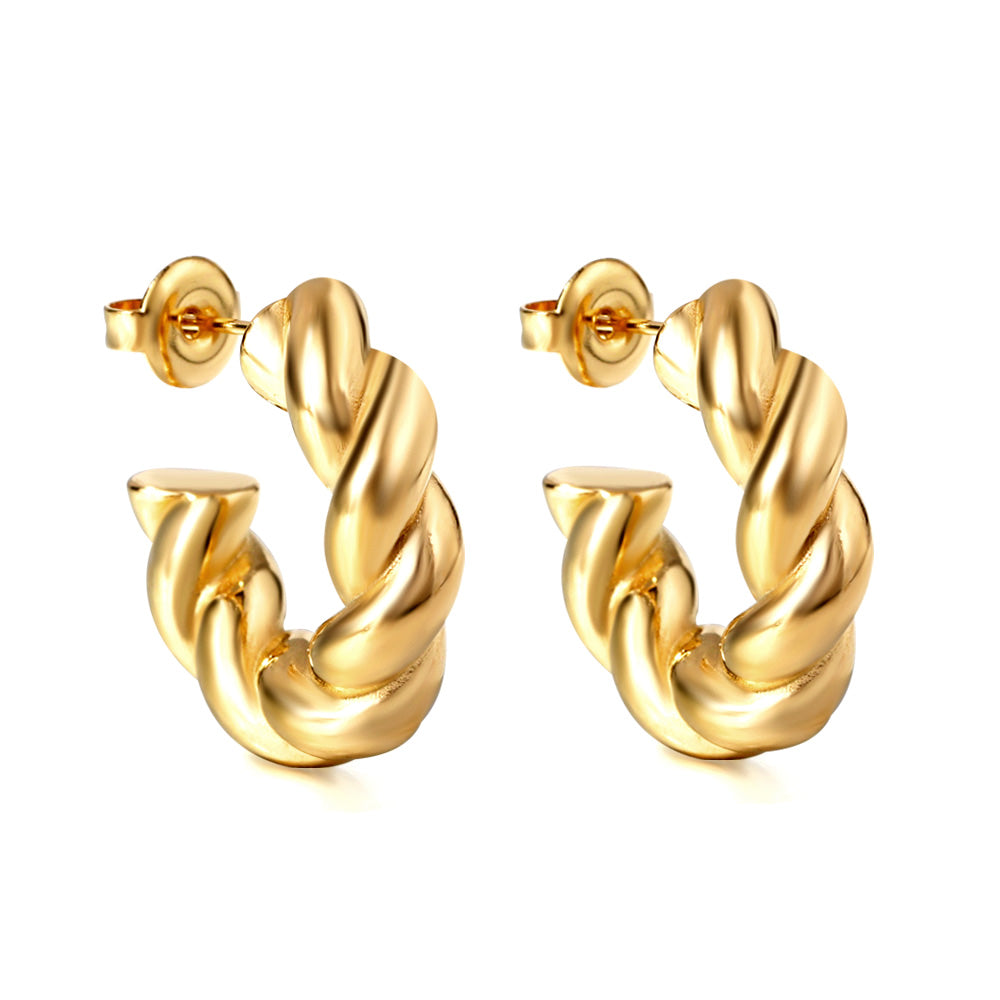 The latest models of gold Earrings fall sense C Earrings asonjewelry