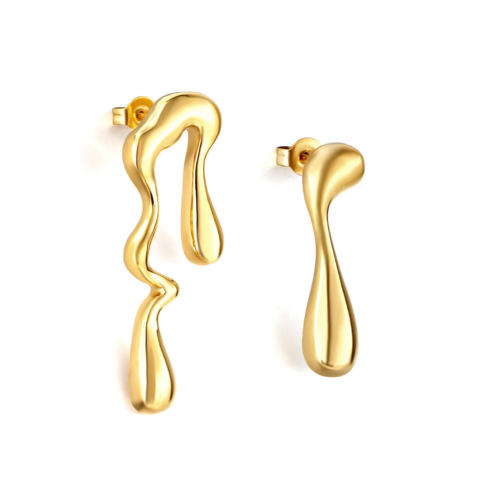Irregular drop earrings asonjewelry