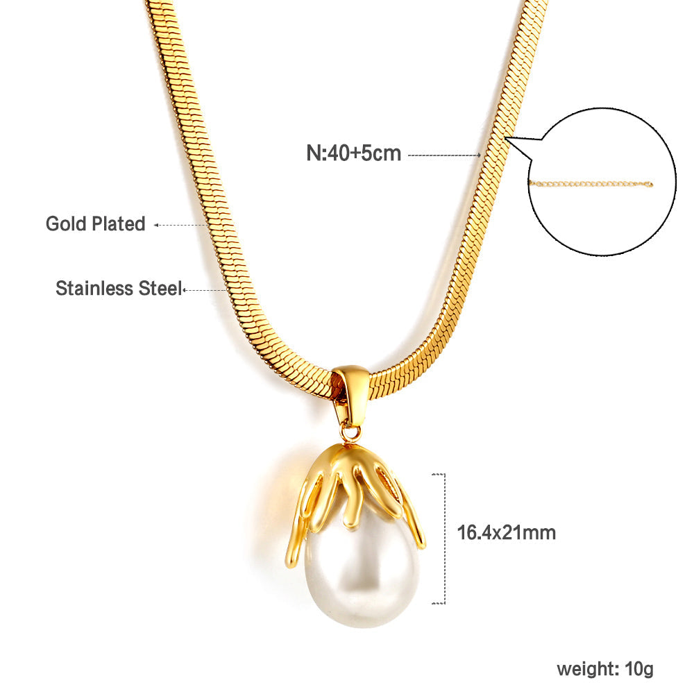 Pendant necklaces with pearls asonjewelry