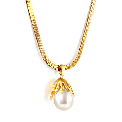 Pendant necklaces with pearls asonjewelry