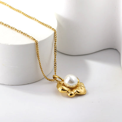 Pendant necklace with pearls asonjewelry