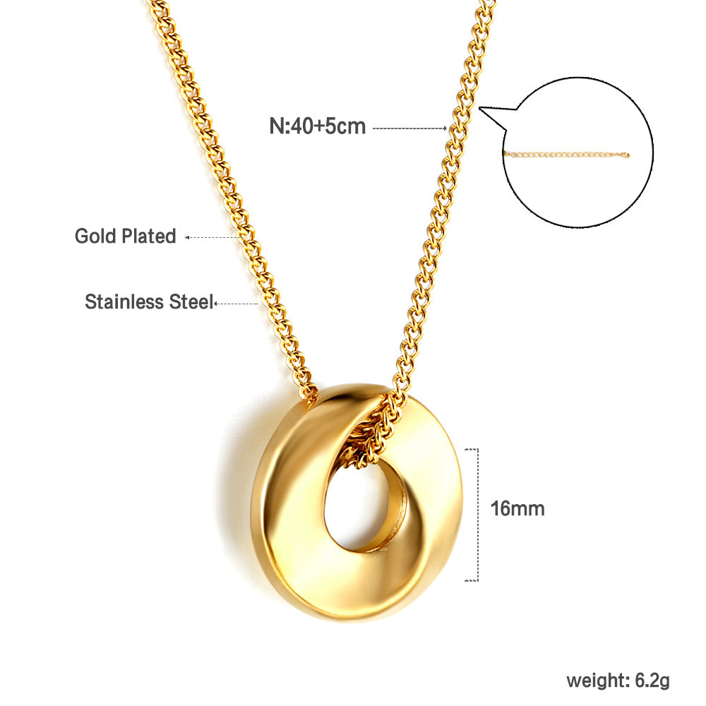 Fashionable minimalist pendant necklace asonjewelry