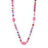 18K gold plated + 5 colors lariat necklace
