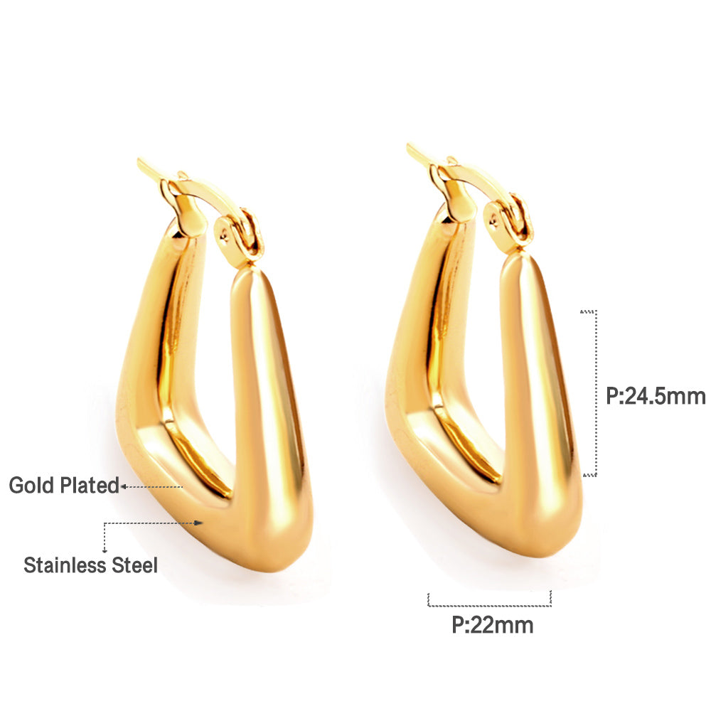 Anti-allergy 18k Gold-plated Earrings For Women asonjewelry