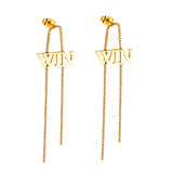 Fashion WIN With Chain Stud Earrings for women