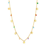 Stainless Steel Trendy Collier For Woman Beach Jewelry On Neck Gold Plated Vintage Romantic Boho Chain Necklaces