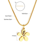 Simple Bohemian Colorful Crystal Flower Necklace for Women Girls Chic Boho Clavicle Cuban Link Chain Collier Femme