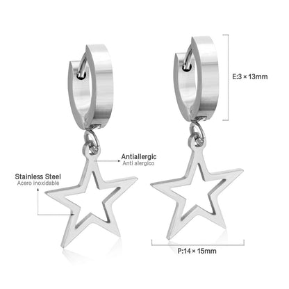 ASON Korean Statement Drop Dangle Geometric Earrings 2022 for Women Stainless Steel Hanging Earring Set for Female Jewelry asonjewelry