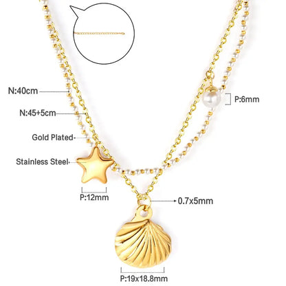 Gothic Multilayer Snake Crystal Necklace Women Gold Color Stainless Steel Double Chain Bohemian 2022 Trendy Jewelry asonjewelry