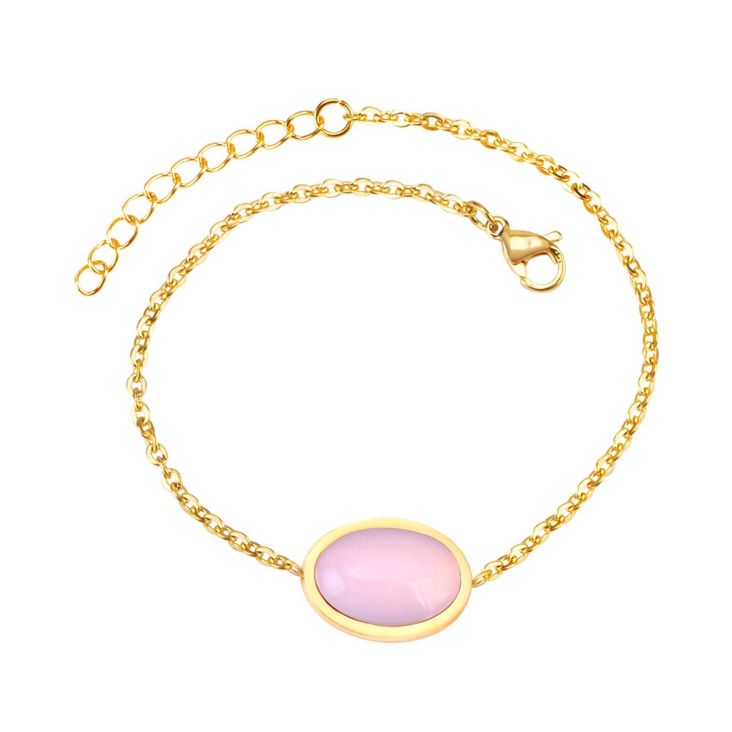 ASON Bracelets For Women Black/Pink/Blue/Red Bohemia Style Link Chain Bracelet Women Girl Stainless Steel Adjustable GIFT asonjewelry