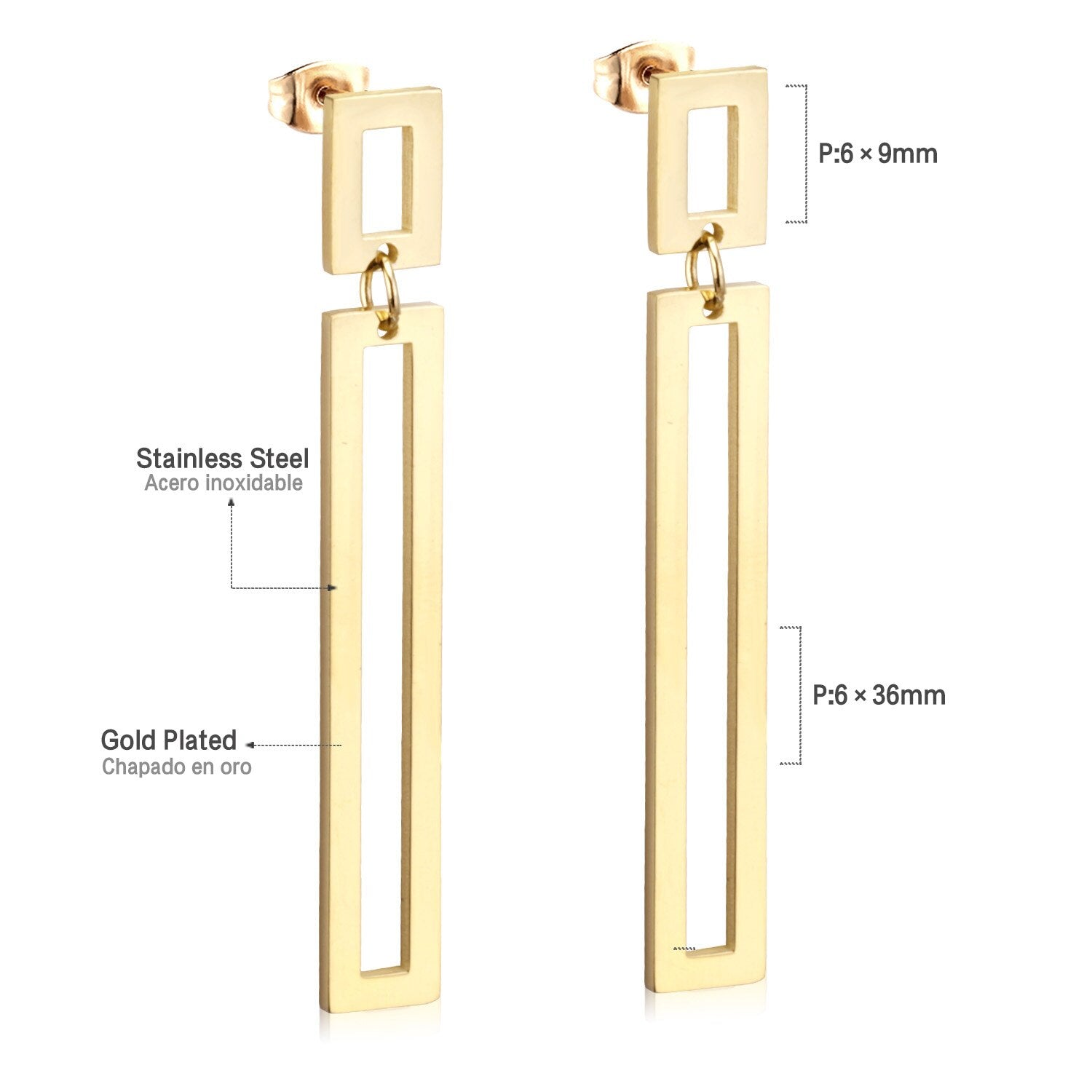 ASON Long Line Link Chain Imitation Pearl Dangle Earrings for Women Gold Color Cross Earrings Female Bijoux Pendientes asonjewelry