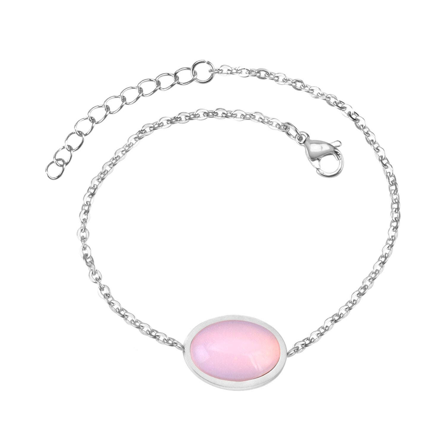 ASON Bracelets For Women Black/Pink/Blue/Red Bohemia Style Link Chain Bracelet Women Girl Stainless Steel Adjustable GIFT asonjewelry