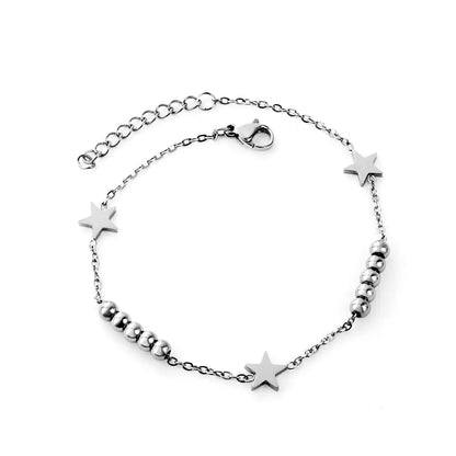 Boho Classic Woman's Bracelets Beads Chains Wrist Jewerly For Woman Simple Design Gold Plated Star Charms My Orders asonjewelry