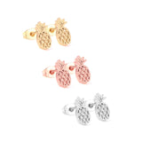 ASON 3 pares de pendientes con pasador de Color mezclado con letras de amor, conjuntos de joyería de moda al por mayor de acero inoxidable para fiesta de mujer