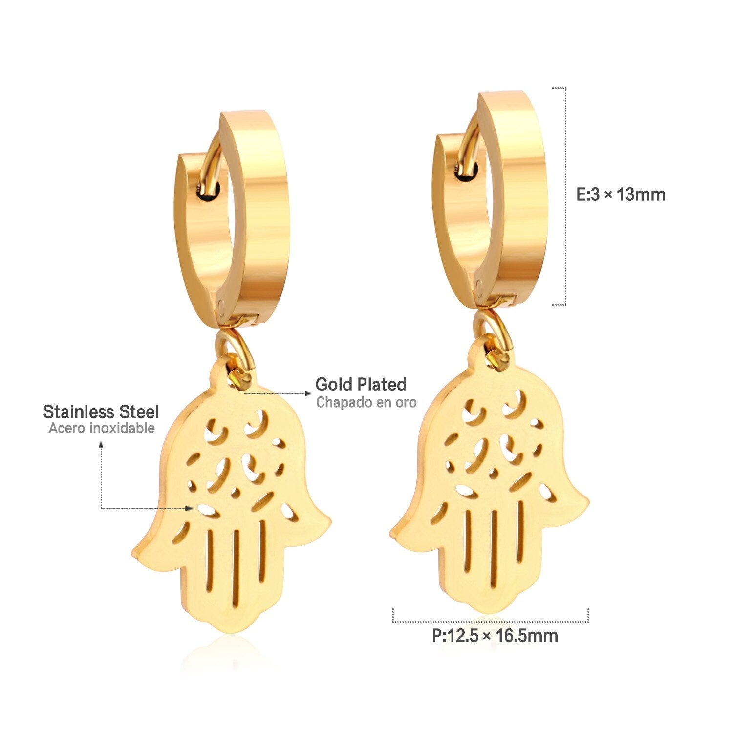 ASON Korean Statement Drop Dangle Geometric Earrings 2022 for Women Stainless Steel Hanging Earring Set for Female Jewelry asonjewelry