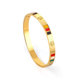 Pulseras Mujer Bangles For Women Stainless Steel Round Universe Blue Color Stainless Steel Cuff Bracelets Bangles Girl